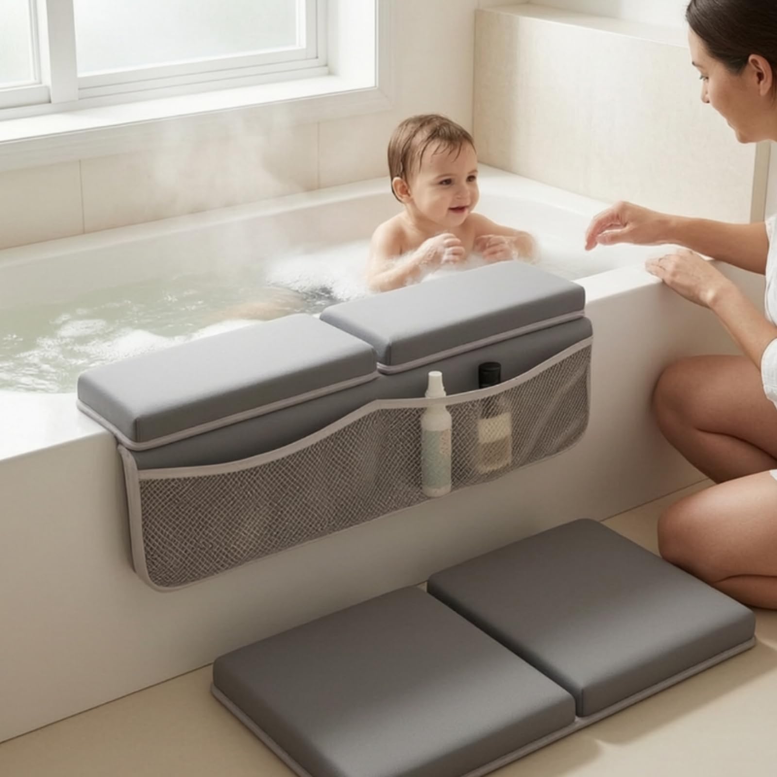 Inginocchiatoio da Bagno Morbido | Imbottito, Cuscino per Ginocchia da Bagno, Bagnetto