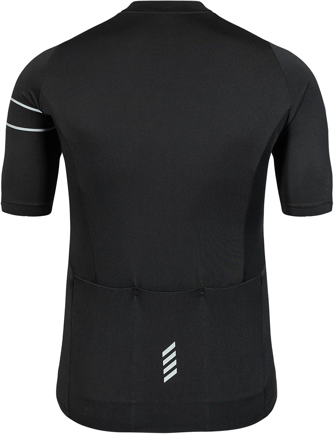 Men's Cycling Jersey Short Sleeve UV Sun Protection UPF 50+ Reflective Full Zipper Bike Jersey Shirts with Pockets - Image 2