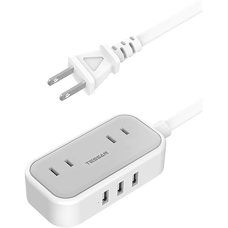 Amazon Co Jp エレコム Usbタップ Usbメス 3 Ac 1 60cm 3 1a ホワイト パソコン 周辺機器