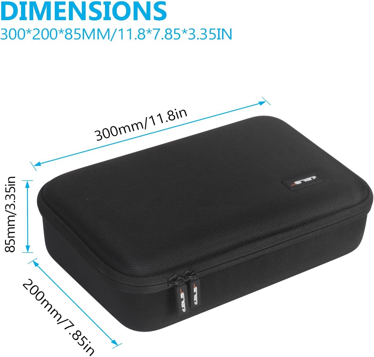 JSVER Carrying Case for DJI Mini 4 Pro EVA Hard Shell Protective Case for DJI Mini 4 Pro/Mini 3/Mini 3 Pro Travel Bag for Mini 4 Pro Fly More Combo Accessories Drone Case (DJI RC-2/RC-N2 Controller)