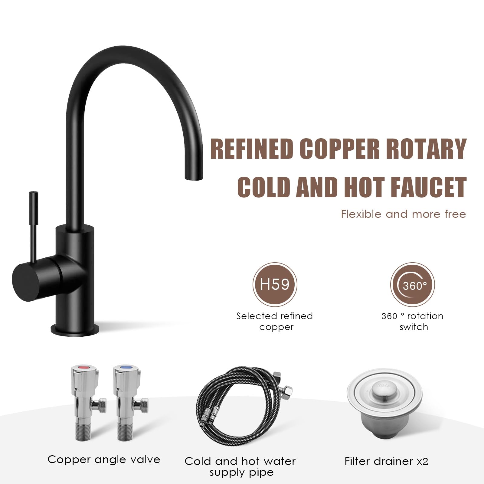 Mueble Fregadero con Cubeta de Acero Inoxidable Negro para Lavadero y Garaje, armario de almacenamiento de aluminio de panel de abeja con grifo, dispensador de jabón y cesta extraíble, ajustable