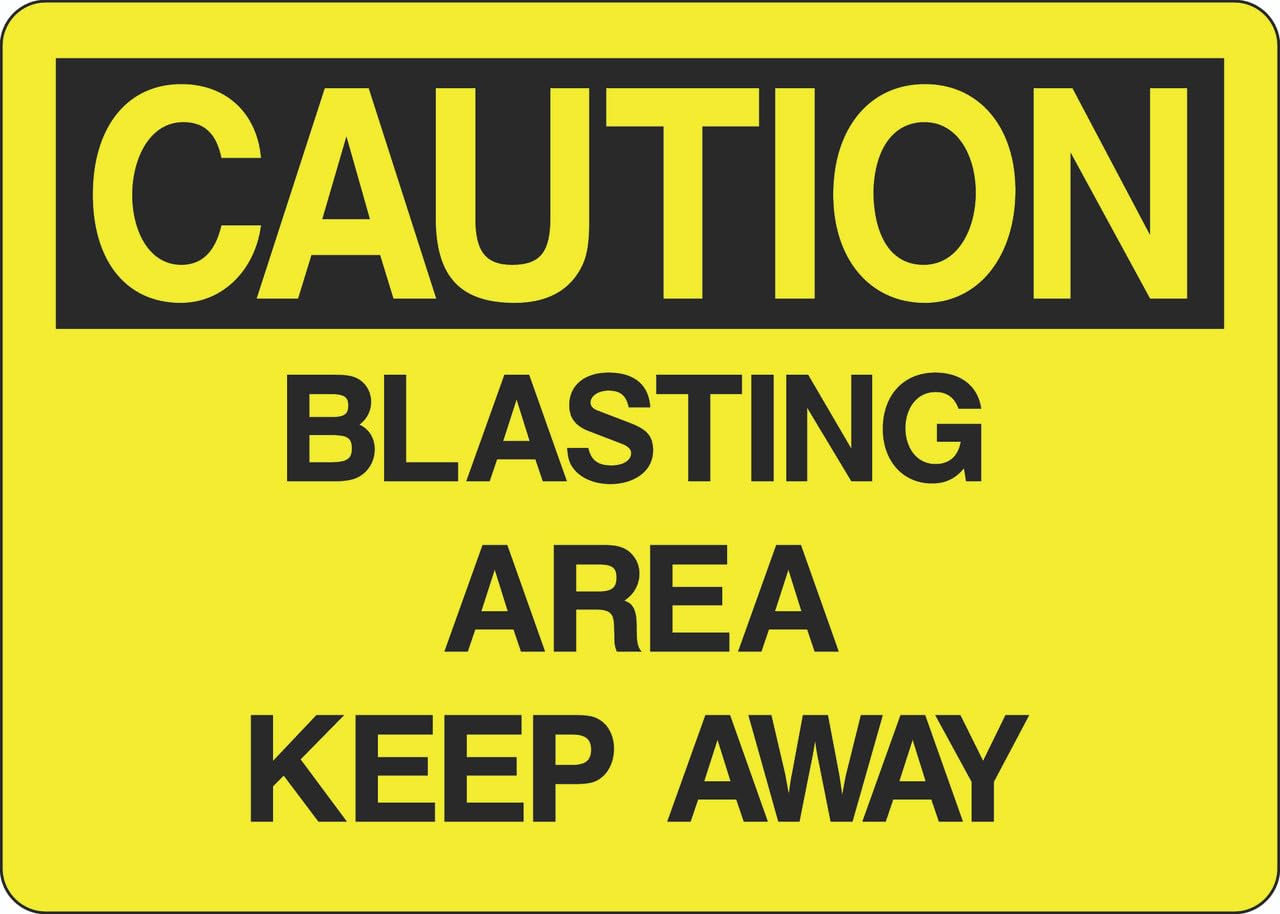 Tin sign vintage Blasting Area Keep Away Plaque Poster for Bar Pub Beer Home Garage Man Cave Wall Decor 12x8 Inch