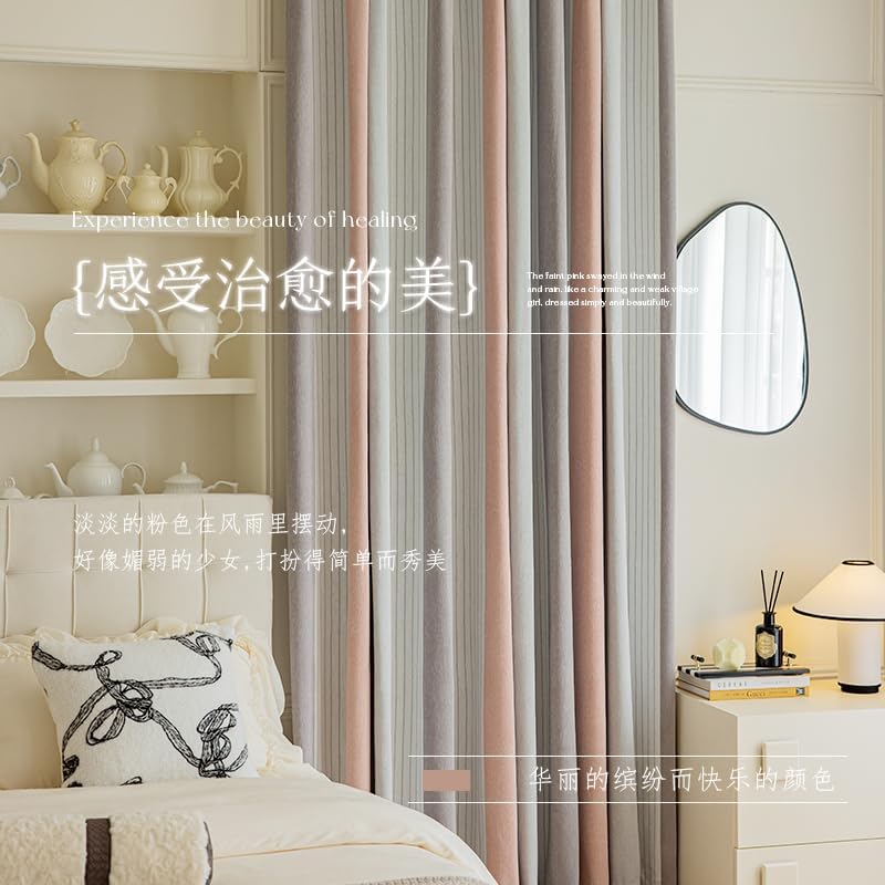 Hotel Curtains Thickened Sunscreen Bedroom Curtain Shading Heat Insulation Living Room Drapes-A,Custom Contact us,Pull Pleated Tape