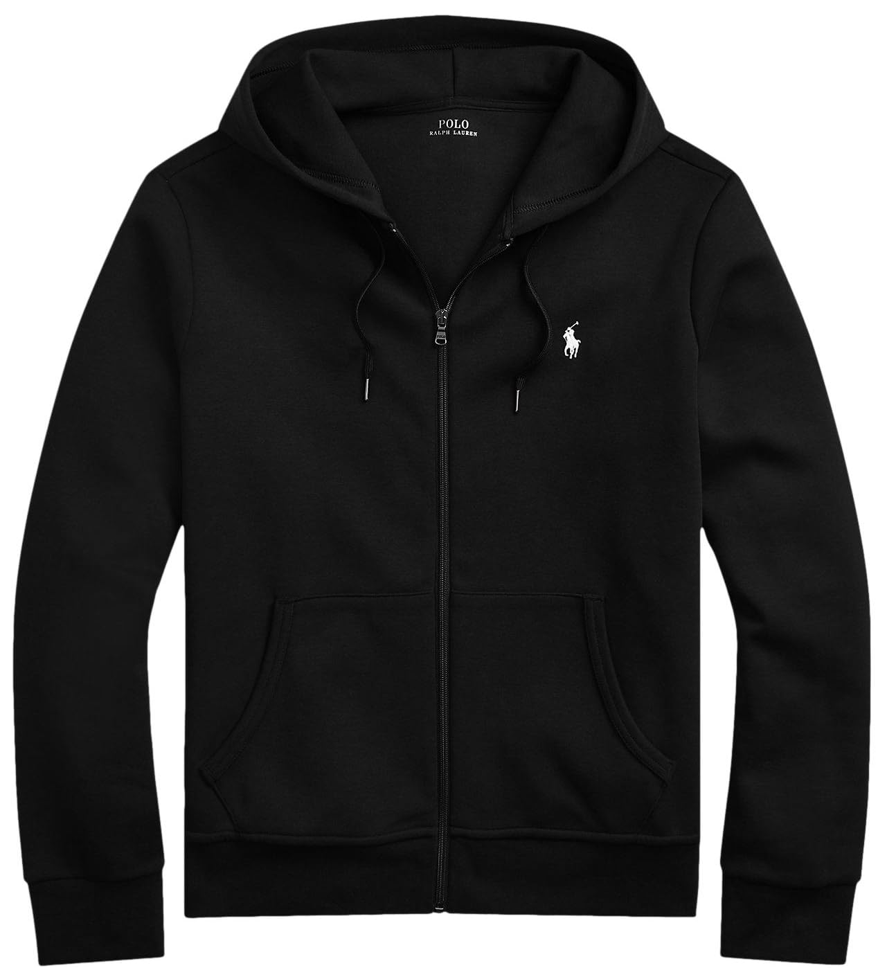 c*i様 Polo Ralph Lauren 黒 ジップアップジャケット Polo Ralph Lauren Men's Double-Knit Full-Zip Hoodie, Rl Polo Black