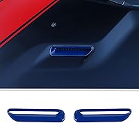 Vista 1 de JWWY para Challenger - Cubierta de salida de aire del aire acondicionado del capó para accesorios Dodge Challenger 2009-2014, ABS Azul（Frostbite） 2