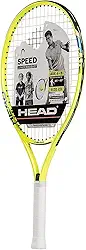 Raquete de tênis infantil HEAD Speed – Raquete de equilíbrio de luz para cabeça pré-amarrada para iniciantes