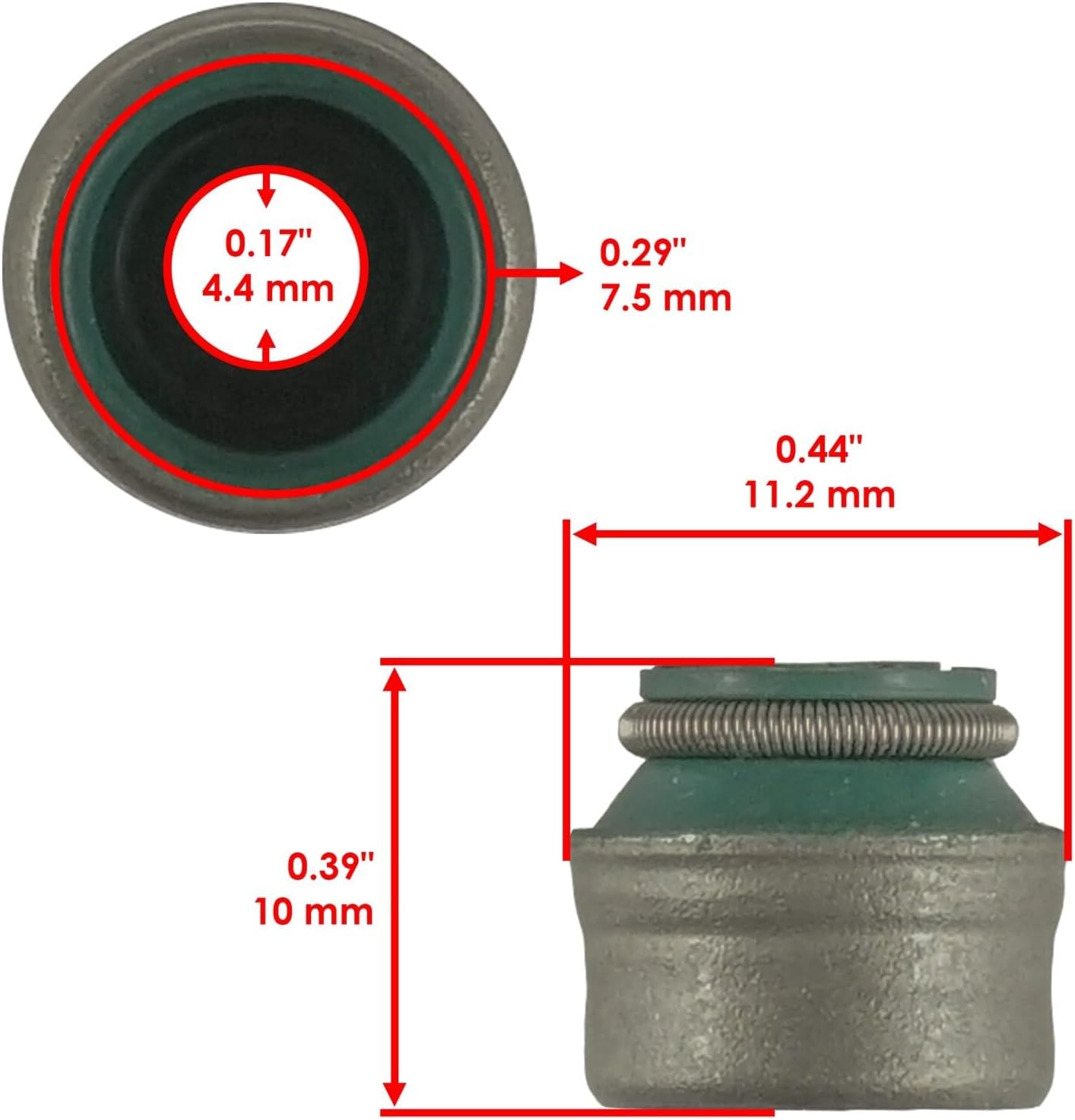 Powersports Replacement Parts for 2x Intake Valve Kit for Can-Am for Can-Am Commander 800R 2012-2013 2018-2019 Mod-C33C-63745