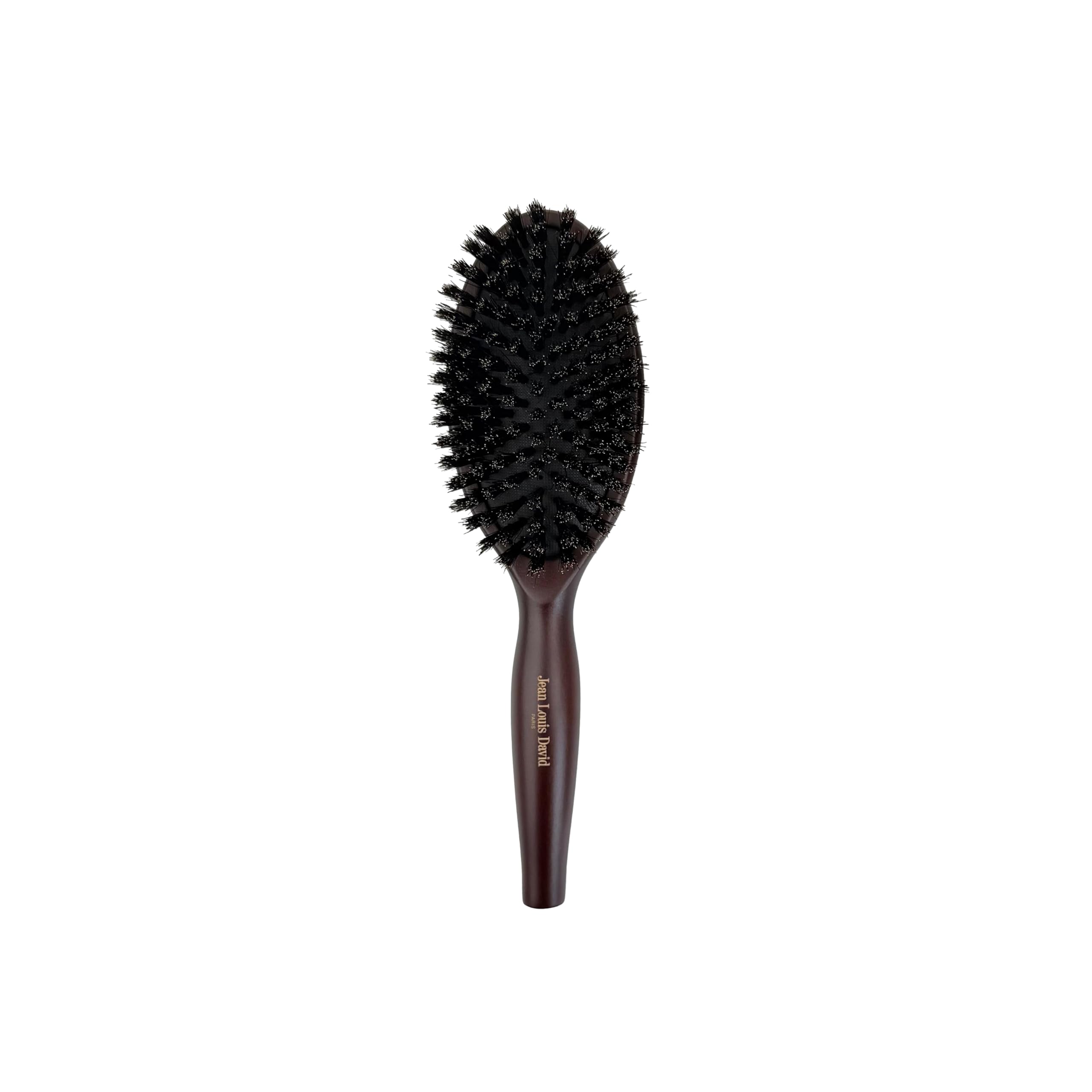 Jean Louis David - Detangling Brush - Wood - 100% Boar Bristles - Gentle & Respect for Hair
