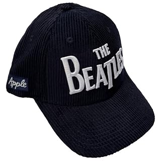 Rock Off officially licensed products The Beatles Drop T Logo and Apple Corduroy Casquette De Baseball Size One Size — B0H2N554FY - Les Beatles, Paul McCartney, John Lennon, RIngo Starr, George Harrison