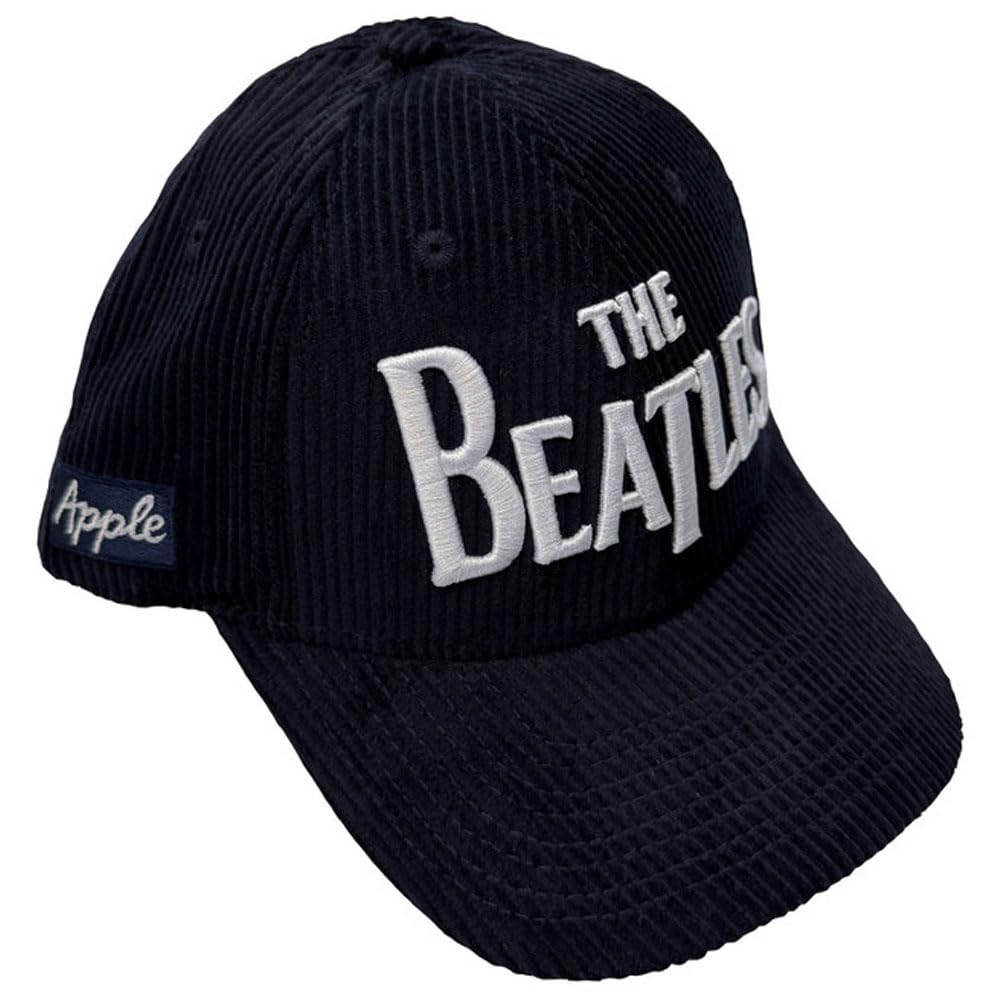 Rock Off officially licensed products The Beatles Drop T Logo and Apple Corduroy Casquette De Baseball Size One Size — B0H2N554FY - Les Beatles, Paul McCartney, John Lennon, RIngo Starr, George Harrison Rock Off officially licensed products The Beatles Drop T Logo and Apple Corduroy Casquette De Baseball Size One Size — B0H2N554FY