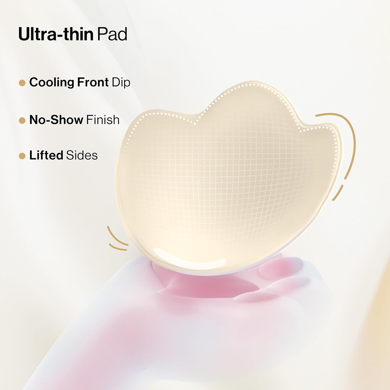 Ubras V Neck Mesh Supportive Bra, Seamless Push up Bra no Underwire, Comfortable Bralette for Women - Image 6