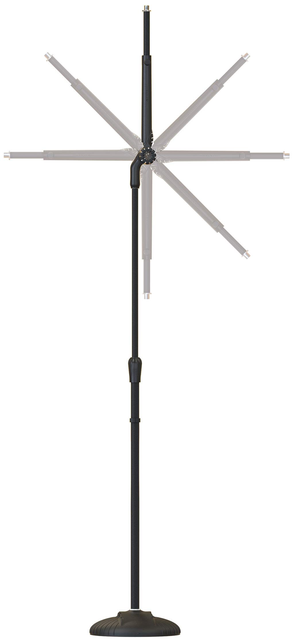 BESPECO MS16 - Asta microfonica professionale dritta e a giraffa con base tonda