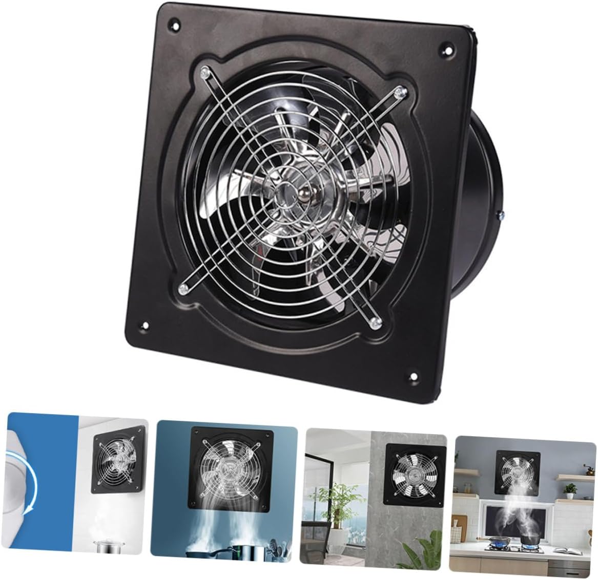 Ventilation Fan for Bathroom Kitchen Office 6 Inch Exhaust Fan Quiet High Efficiency 110v