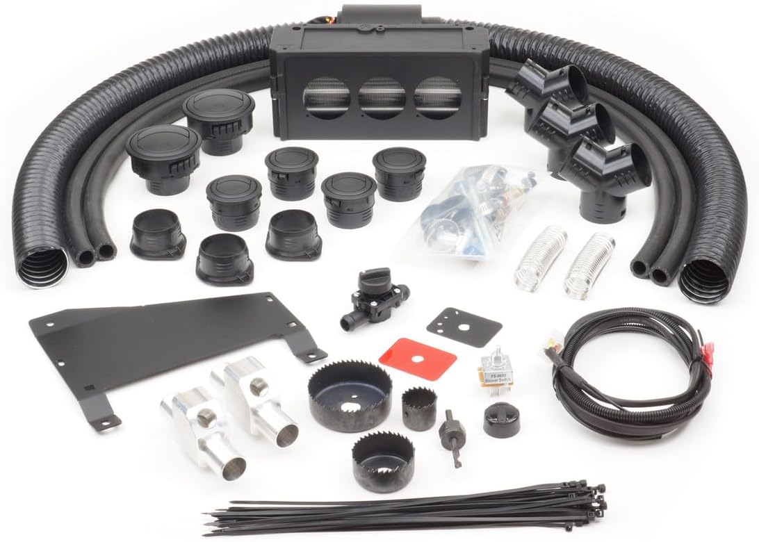 Ice Crusher UTV Cab Heater for Polaris General 1000 (2016-2025) with Fosgate Subwoofer and Defrost Bundle