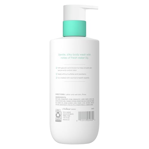 Image of Dove Glycolic Serum Body Wash for Women, 14.2 oz | 2% glycolic acid body wash that helps control odor, smooth skin texture and support freshness during hormonal changes