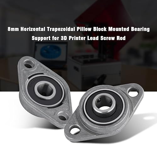 Miniatura 3 de Diyeeni - Rodamientos de bloque de almohada de 0.315in para impresora 3D