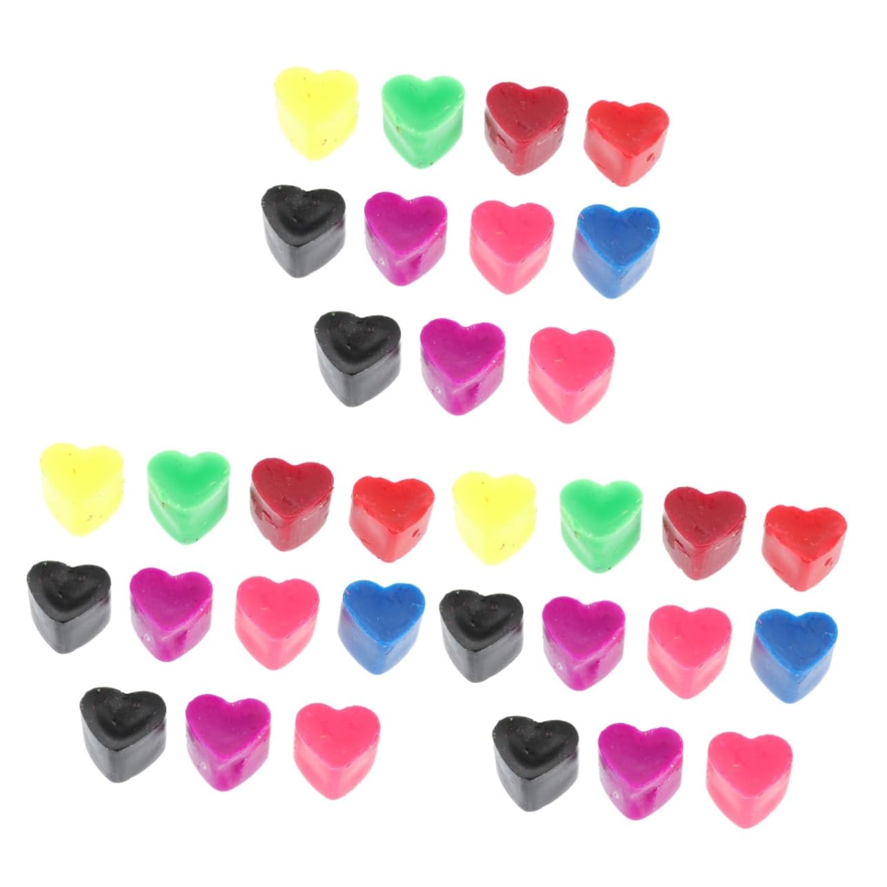 Lurrose 3 Set di Candele per La Fabbricazione di Cera di Soia Kit di per Cera di Paraffina 100 Colori per Decorazioni per La Casa 11 Pezzi*3