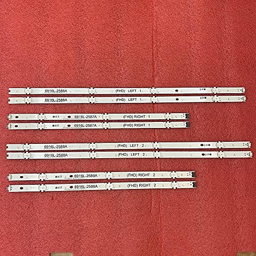 NWWGHAG LED�o�b�N���C�g�X�g���b�v �e���r�p 49lh6000 Agf79047502 49LH609V 49LH615V 49LW540S 49LH630V 49LH604V 6916L-2586A 2587A 2588A 2589A(5 Ki