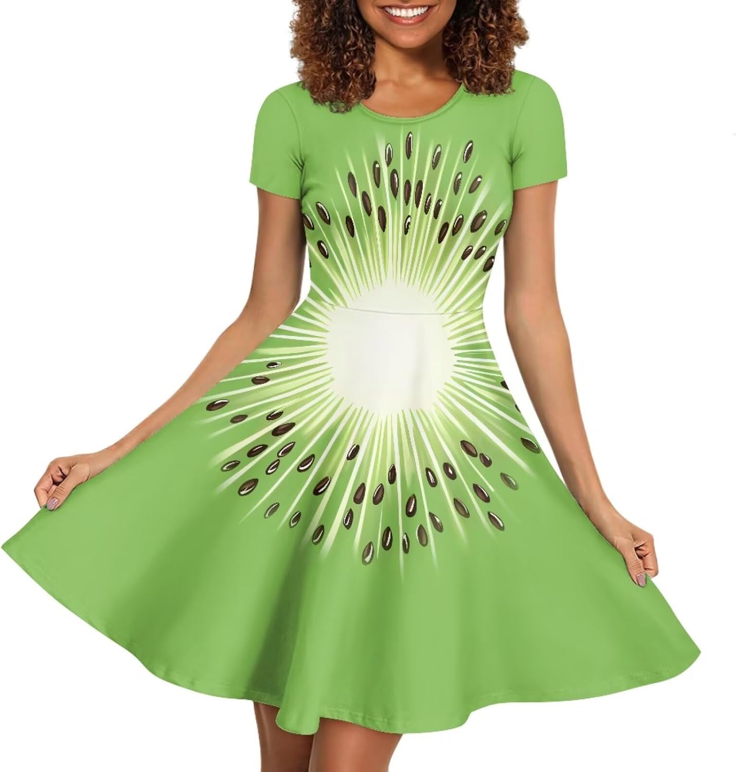 COEQINE Halloween Costume for Women Plus Size Traditional Fit Summer Dress with Midi Length Festival Fall Outfit, S-4XL - Image 6