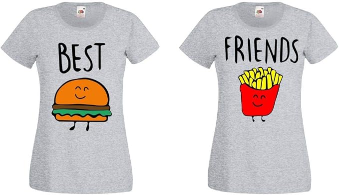BFF Best Friends Shirts Dames Meisjes T 