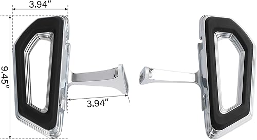 Miniatura 4 de TCT-MOTORPARTS Estribos cromados para conductor y pasajero para Harley Touring Road King Road Glide Electra Glide Street Glide 1993-2025