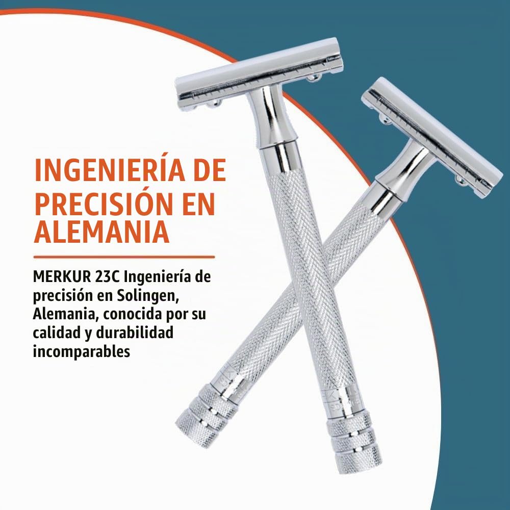 Merkur 23, Maquinilla de afeitar, cromado