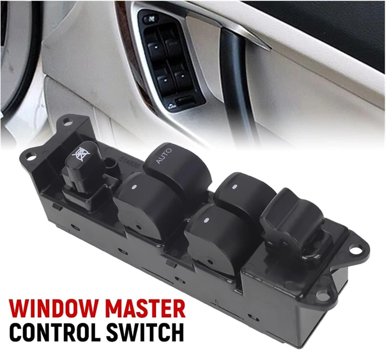 Front Right Power Master Window Lifter Control Switch Compatible For Subaru Legacy Outback 2004-2008 RHD 83071AG010