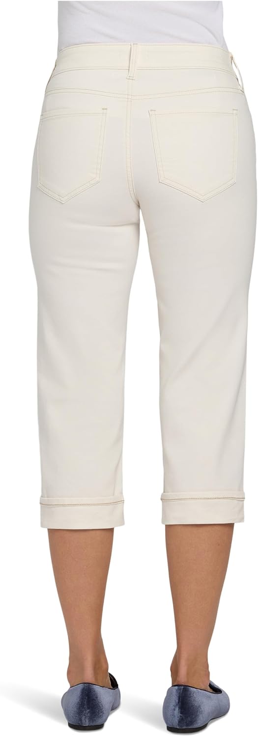NYDJ Women's Marilyn Crop Cuff Jeans in Vintage White