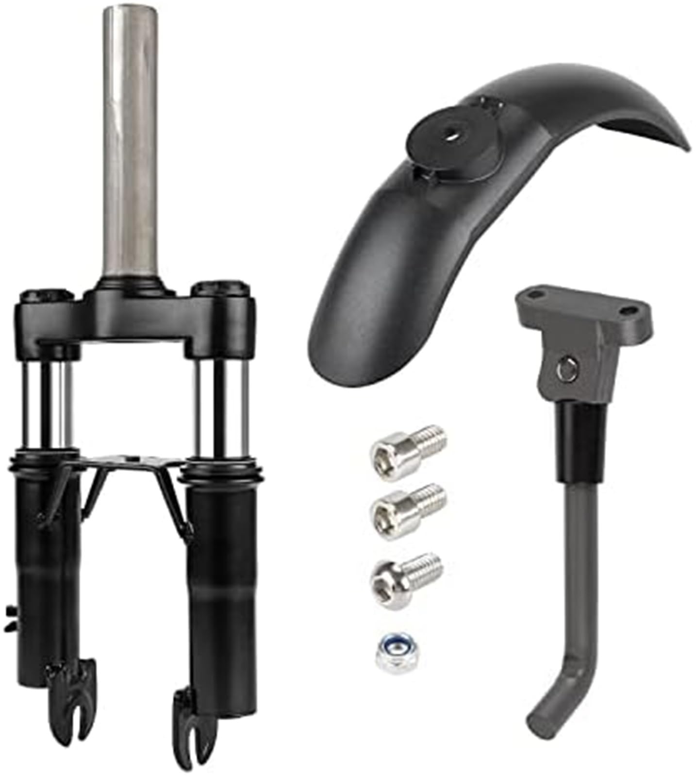 DEMULAX Sospensione anteriore, forcella, for Xiaomi, M365/Pro/Pro2/1S Scooter elettrico Parti di assorbimento degli urti Accessori antivibrazioni con cavalletto e parafango anteriore Molla idraulica p