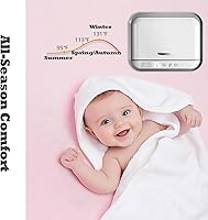 Vista 6 de Calentador de toallitas, dispensador de calentador de toallitas para bebés, contenedor de gran capacidad con luz nocturna, pantalla de temperatura