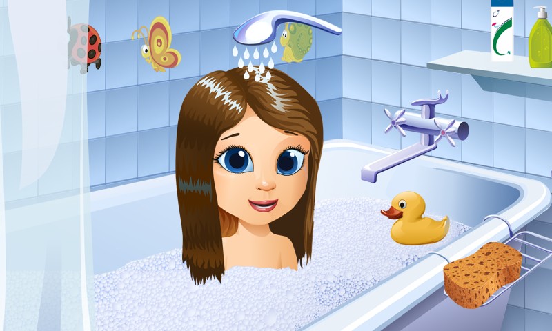 alice cute dress up games kids games Pretty Alice Daily Fun - Bath Time, Dress Up, Cleanup & Laundry