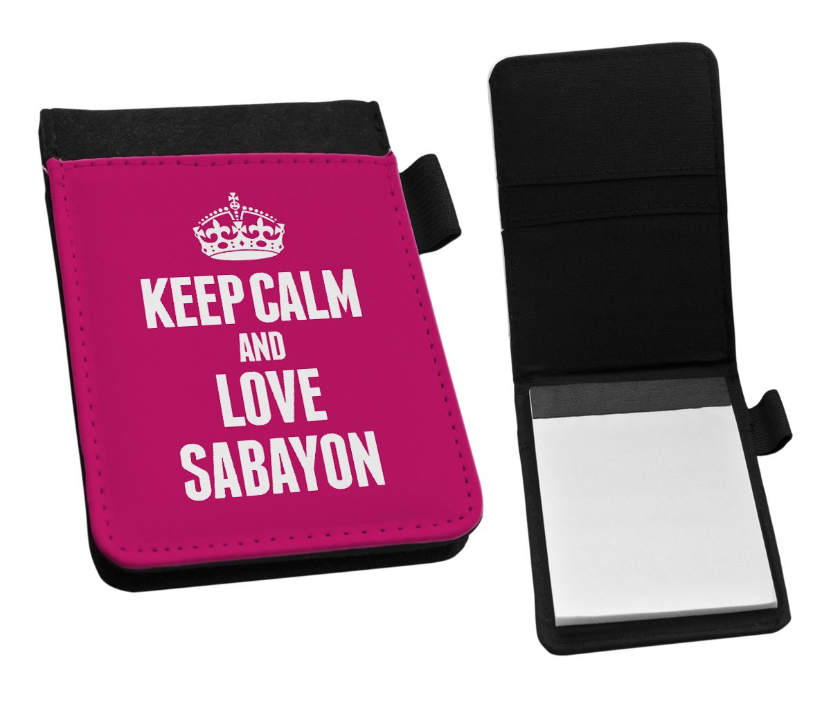 Duke Gifts PINK Keep Calm and Love Sabayon Small Notepad 1476