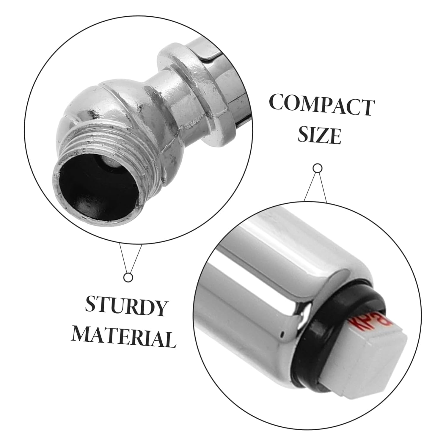 Truck Tire Pressure Gauge 0-9kg Stainless Steel Dual Head Analog