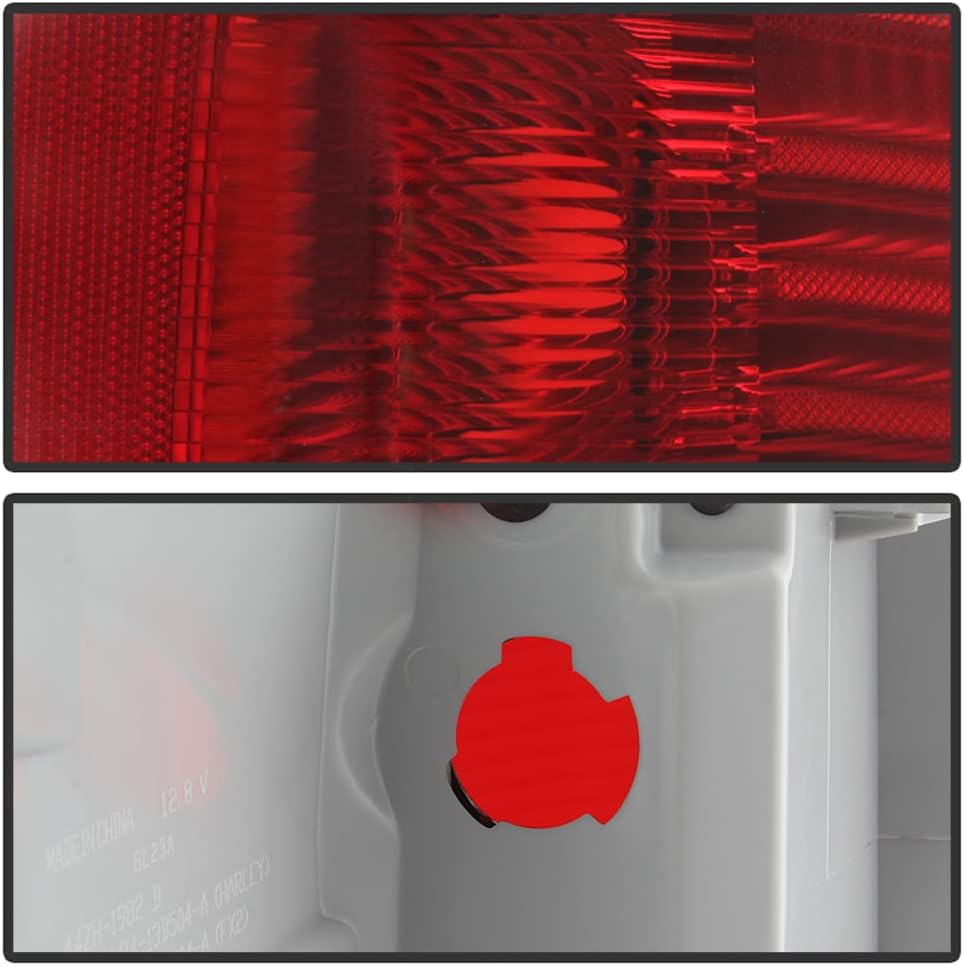 ACANII - For 2009-2014 Ford F150 Styleside Pickup Truck Chrome Trim Tail Light Rear Brake Lamp Assembly Passenger Side