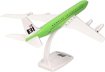 Herpa SnapFit Model Airplane Boeing 707-300 Braniff