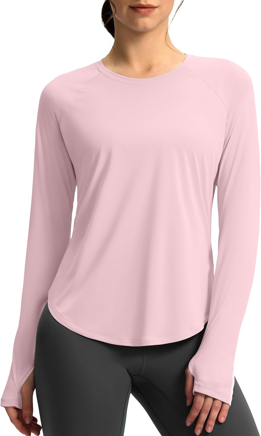 Soothfeel Women's UPF 50+ UV Protection Lightweight Quick Dry Long Sleeve Workout Shirt