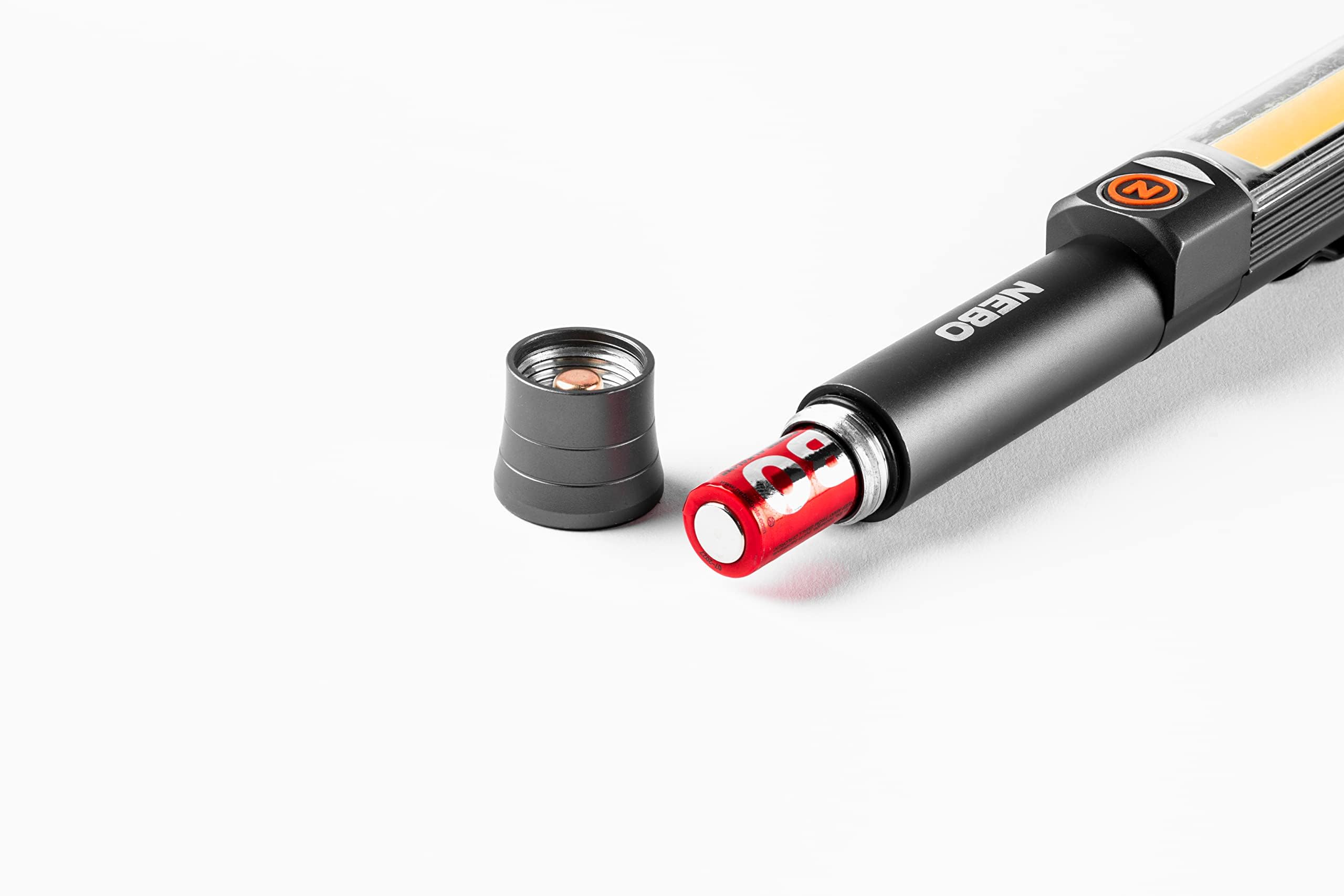 NEBO Franklin Swivel Taskbar 500 Lumen COB Work Light and Flashlight with 7 Light Modes, Great for Emergencies and Signaling,Grey