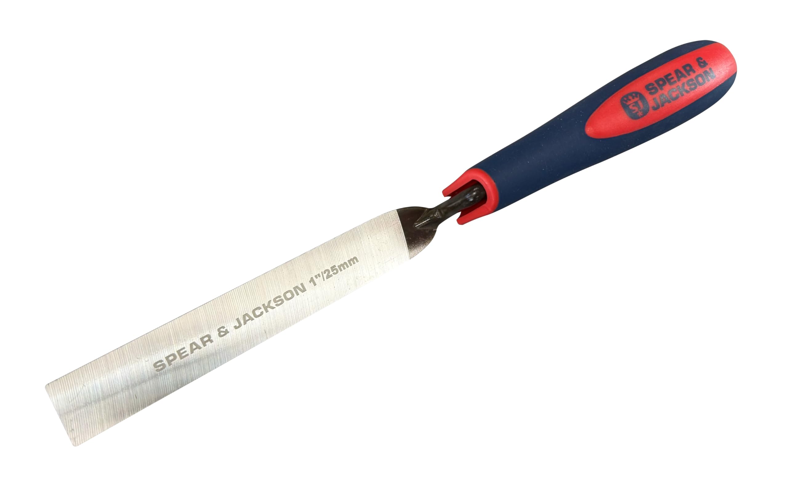 Spear & Jackson TUCK1SF Grout Trowel 1" (25 mm) - Carbon Steel Blade with Soft Handle for Mortar Joints, Repair and Restoration - 1