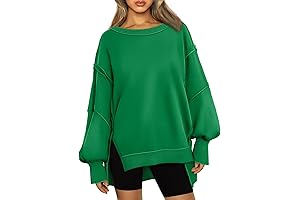 Cozy and Vibrant Green Sweatshirts for Women