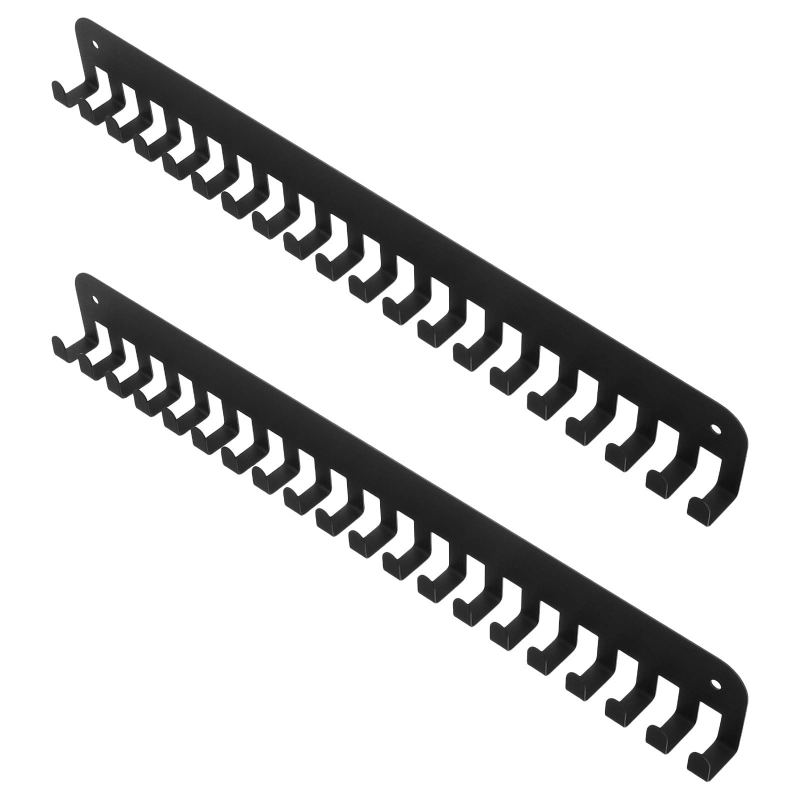 Organisateur polyvalent en fer noir 20 crochets pour médailles sportives et trophées muraux