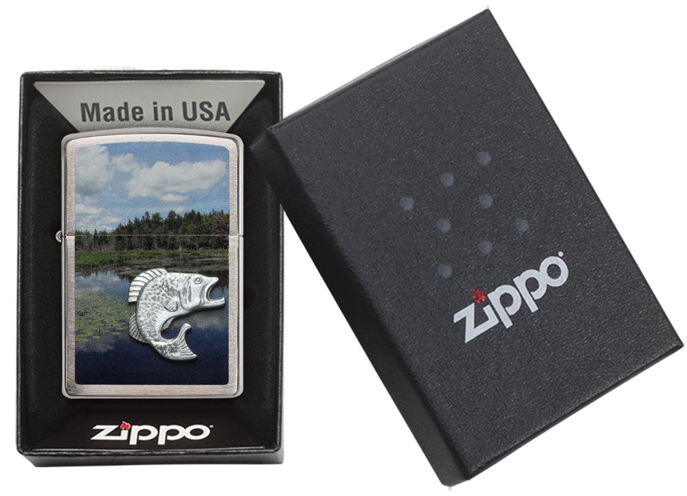 Amazon.co.jp: ZIPPO(ジッポ) オイルライター Bass Metal(バス