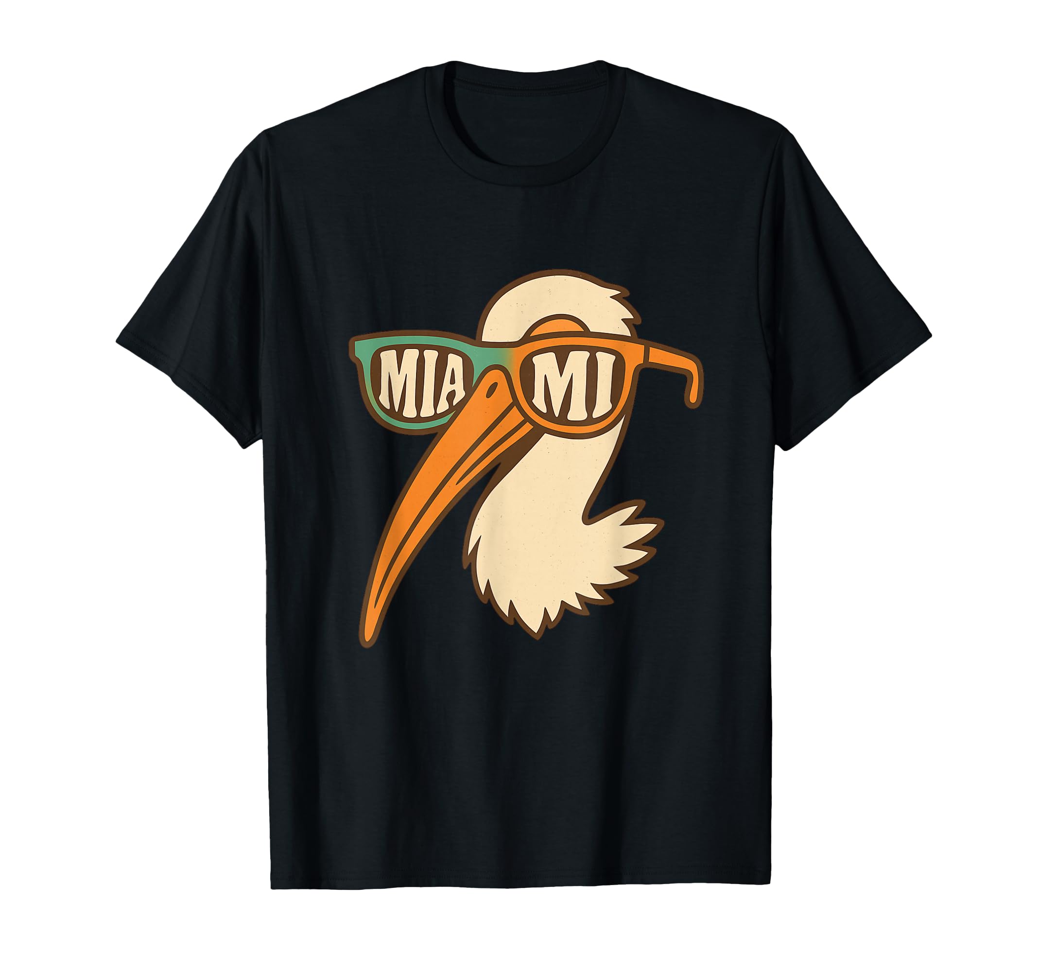 Hilarious American White Ibis Sunglasses Miami Apparel T-Shirt