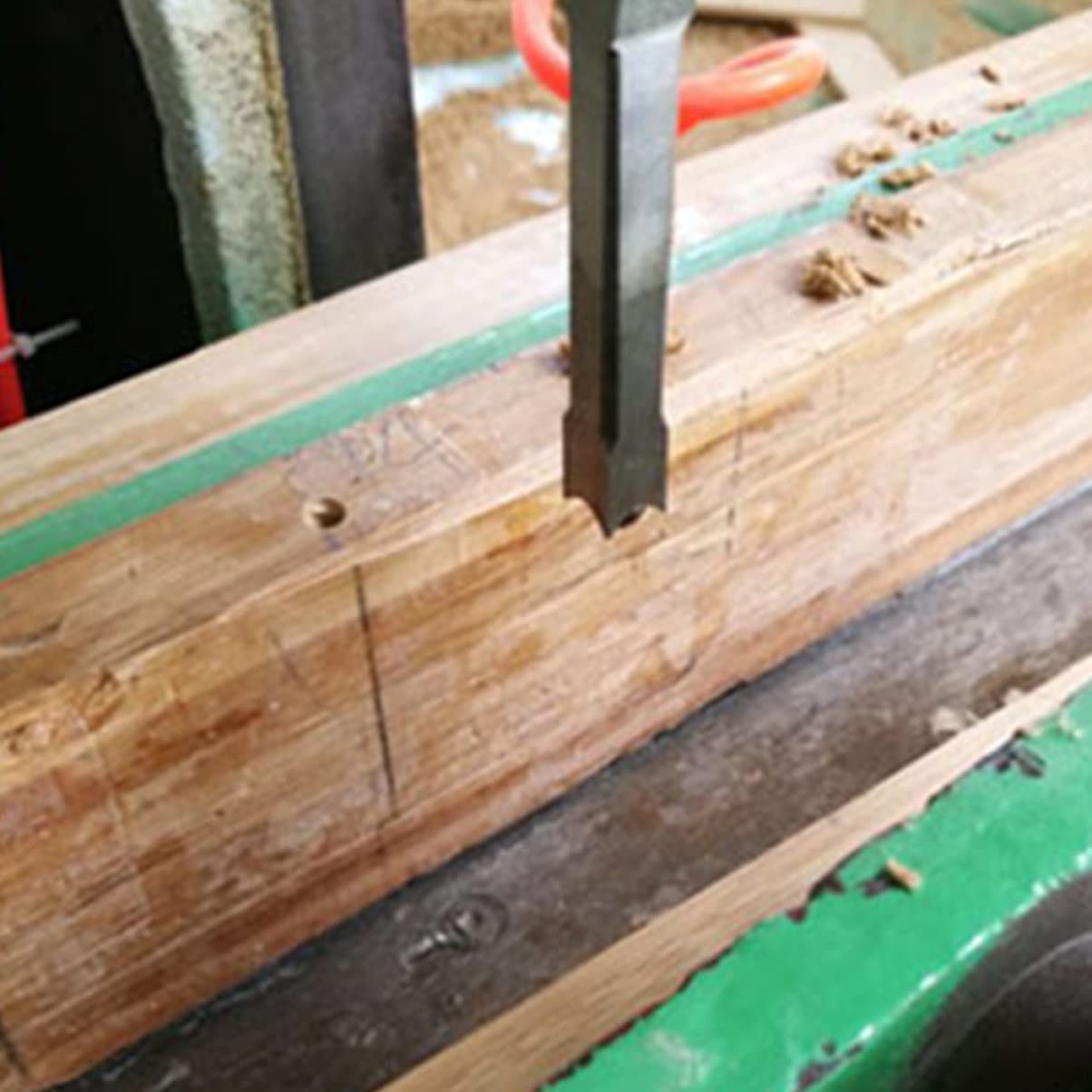 Set Punte da Trapano per Legno a Mortasa 4 Pezzi in Acciaio | Finitura Argento, Durezza Elevata e Struttura Resistente All'usura, Design Scanalatura a U per Lavorazioni Precise