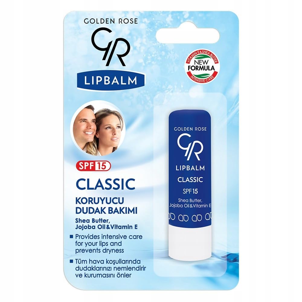 Golden Rose Lip Balm No: 01 Classic SPF 15 - Klasik Dudak Nemlendiricisi