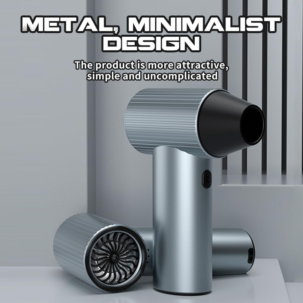 Ventola portatile X7 Jet 90.000RPM 45m/s Velocità del vento 40mm Brushless canalizzato Turbofan Alta Potenza Blower Strumento di pulizia della tastiera 3 velocità Batteria ricaricabile Cordless