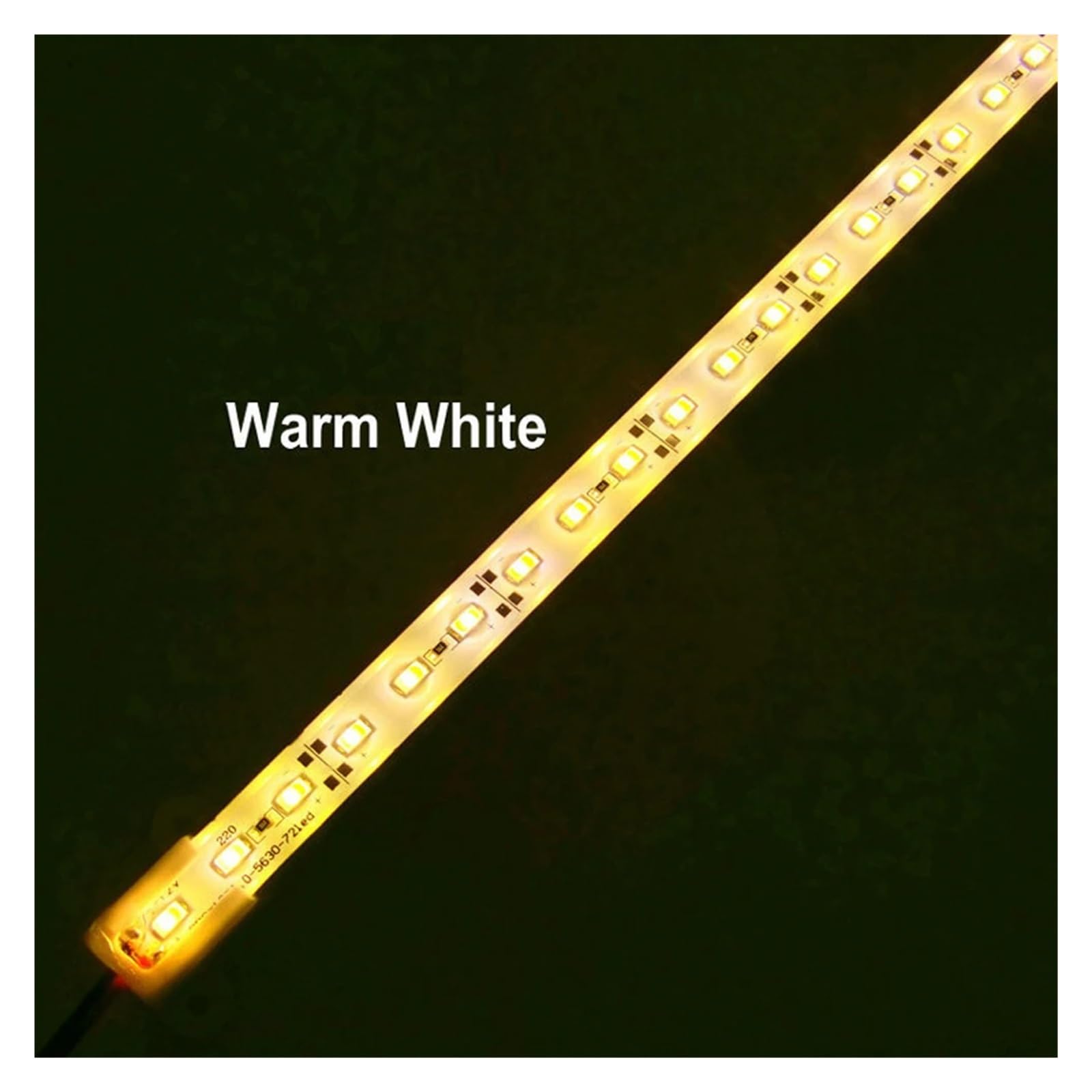 Generico 20PCS 50CM 100CM DC12V 24V LED Bar Light 5730 5630 Waterproof IP68(100CM 12V,3 RED 1Blue)