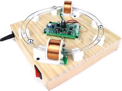 DIY Electromagnetic Accelerator Cyclotron Electrical and Magnetic Induction Circular Motion of Iron Ball Coil Magnetism Physics Experiment Scientific Equipment