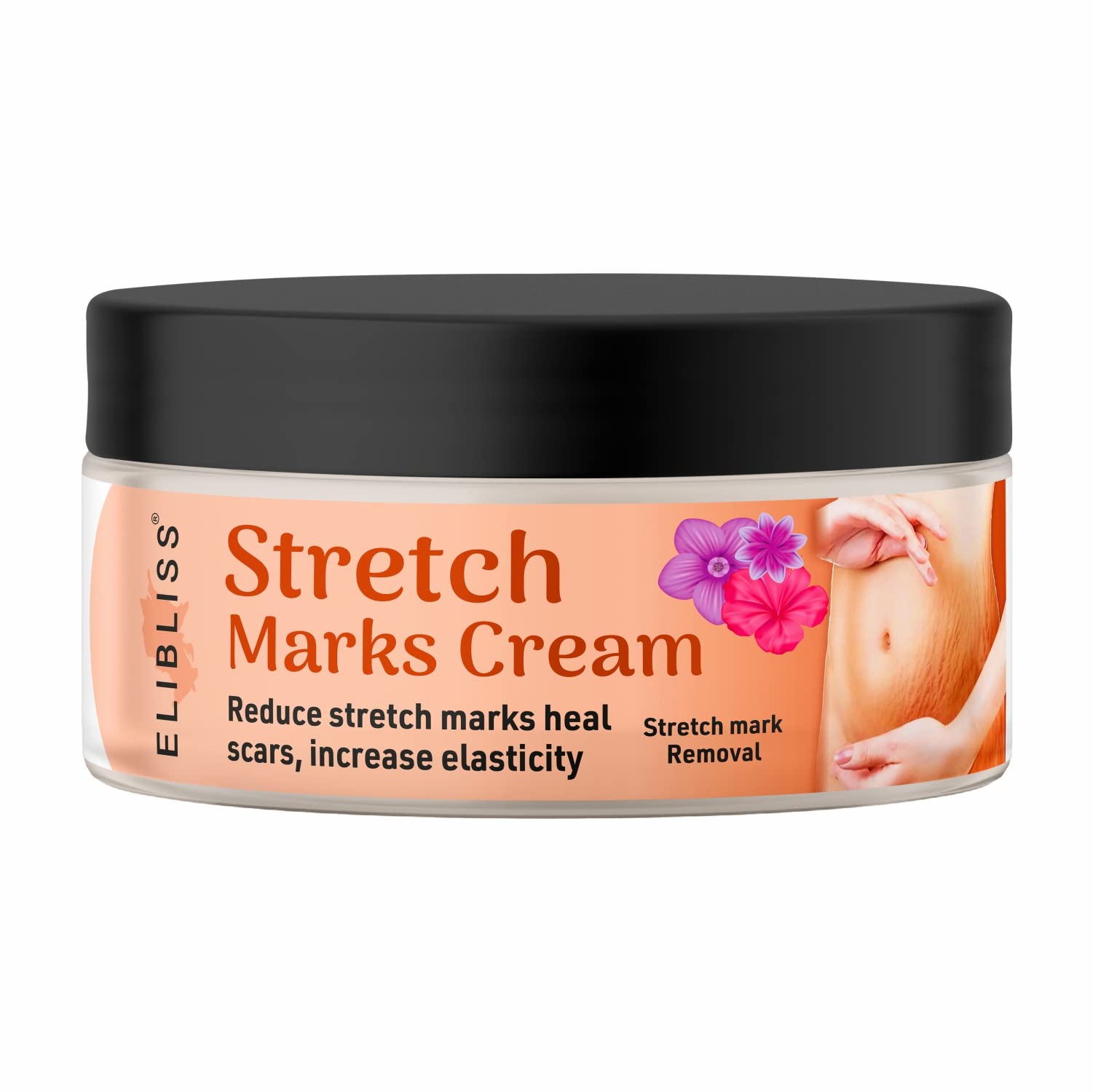 ELIBLISS Stretch Marks Cream for Women & Men Scar Healing & Skin Elasticity Booster Reduces Stretch Marks