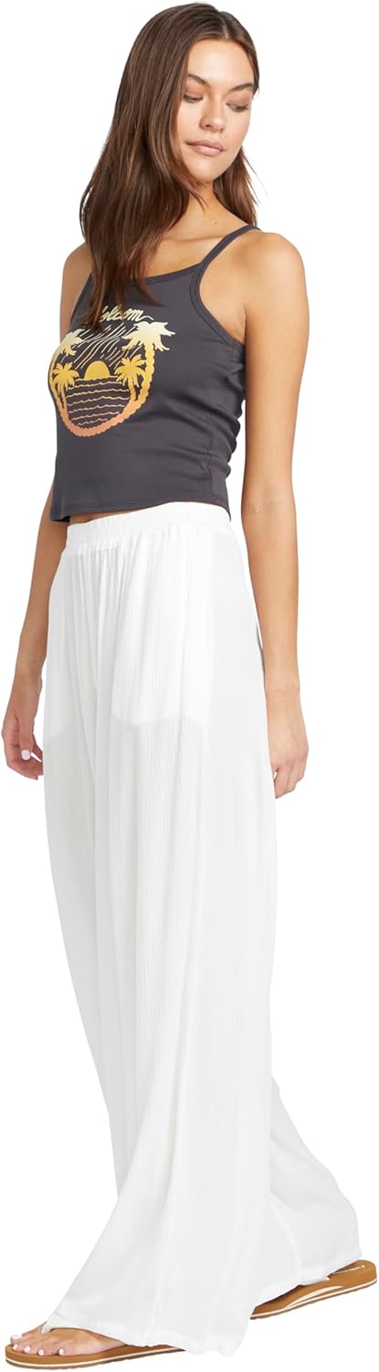 Volcom Women's Stoneshine Junki Wide Leg Beach Pant