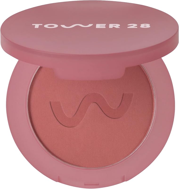 GetSet Matte Powder Blush for Cheeks - 12-Hour Setting Blush Powder for Smooth, Blurred Skin - Talc-Free, Sweat-Proof Face Blushes - Makeup for Sensitive Skin - Samo Spritzer (1.13 oz)